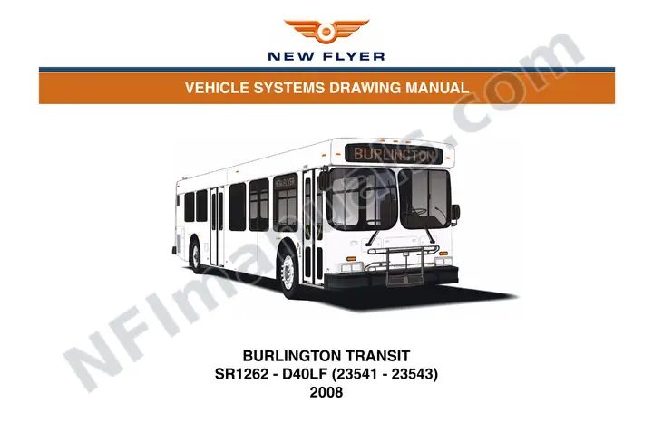 SR1262 Vehicle Systems Drawings, Burlington Transit first-page preview