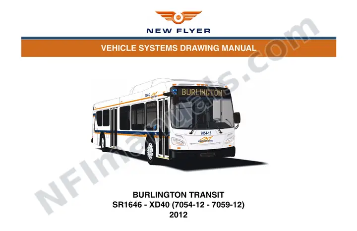 SR1646 Vehicle Systems Drawings, Burlington Transit first-page preview