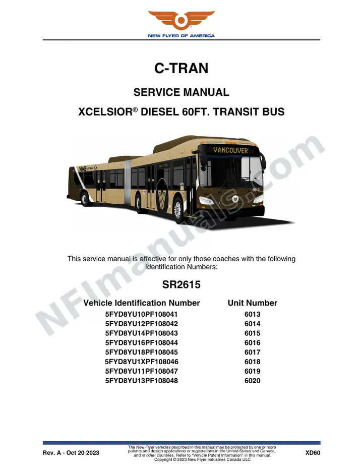 SR2615 Service Manual, C - Tran first-page preview
