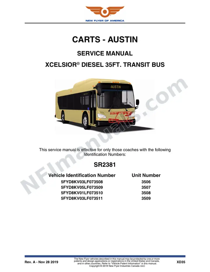 SR2381 Service Manual, CARTS - Austin first-page preview