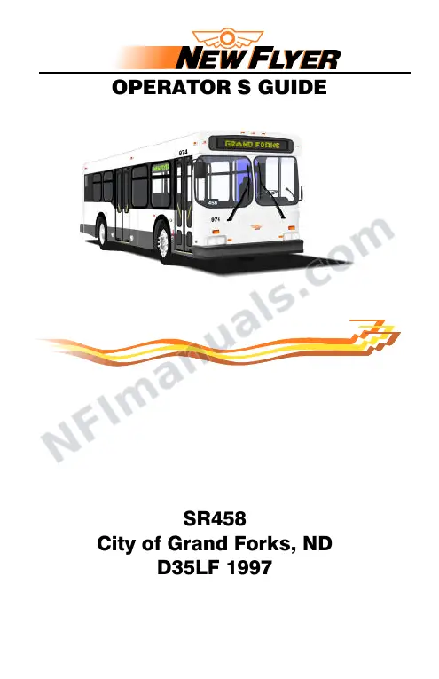 New Flyer D35LF Manual Package - CAT - Grand Forks included manual preview