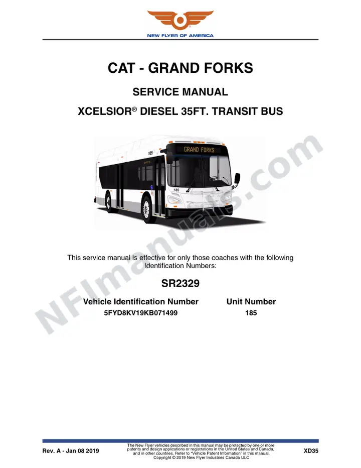 SR2329 Service Manual, CAT - Grand Forks first-page preview