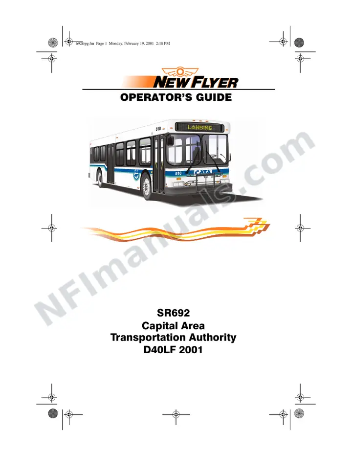 SR692 Operator's Guide, Capital Area Transportation Authority first-page preview