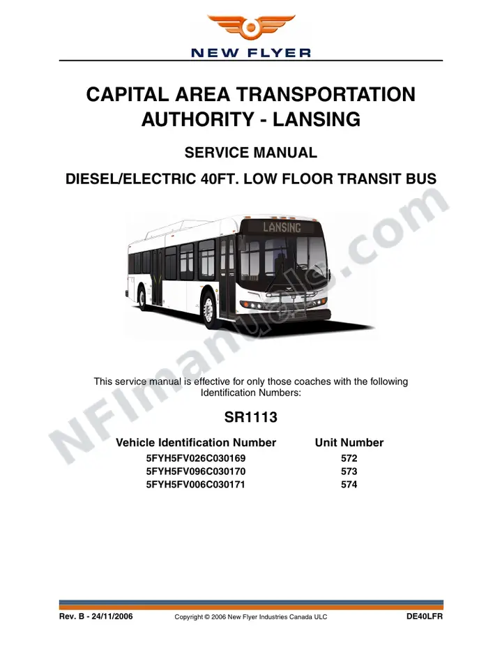 SR1113_1152 Service Manual, CATA - Lansing first-page preview