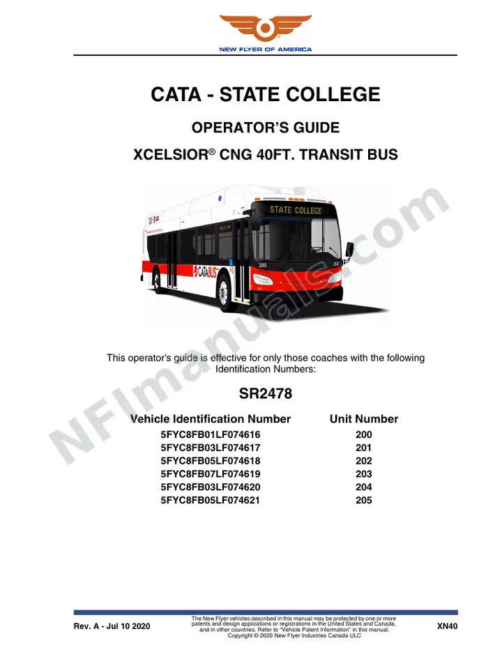 SR2478 Operator's Guide, CATA - State College first-page preview