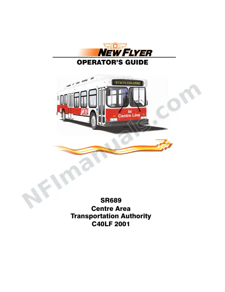 SR689 Operator's Guide, Centre Area Transportation Authority first-page preview
