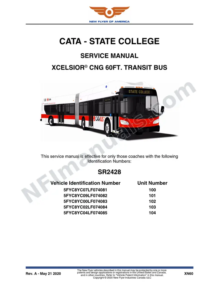 SR2428 Service Manual, CATA - State College first-page preview