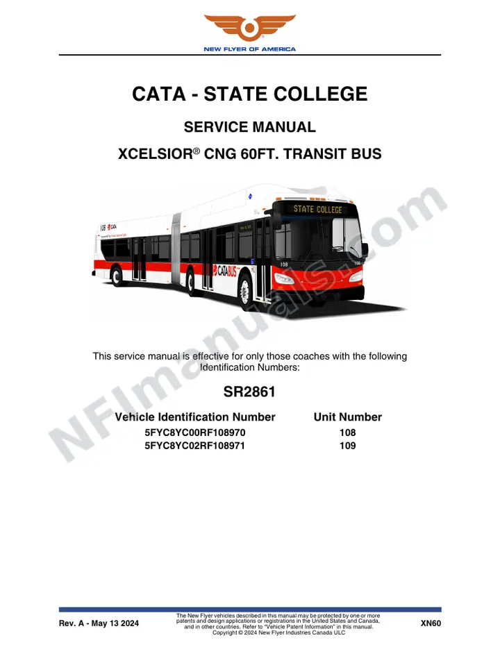 SR2861 Service Manual, CATA - State College first-page preview