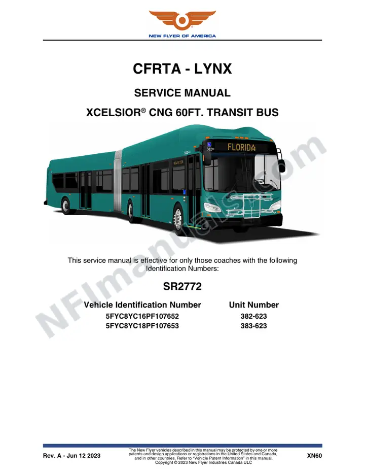 SR2772 Service Manual, CFRTA - Lynx first-page preview