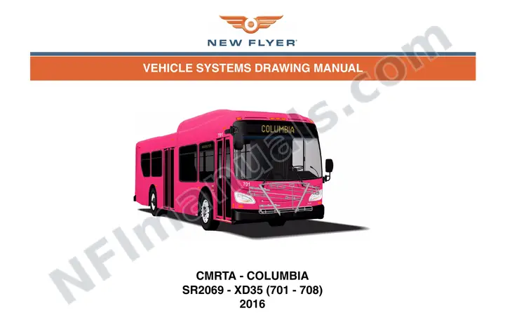 SR2069 Vehicle Systems Drawings, CMRTA - Columbia first-page preview
