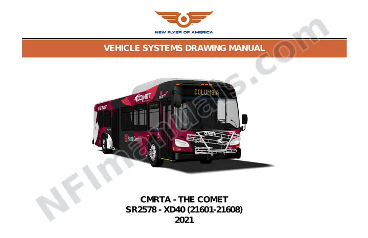 SR2578 Vehicle Systems Drawings, CMRTA - The Comet first-page preview