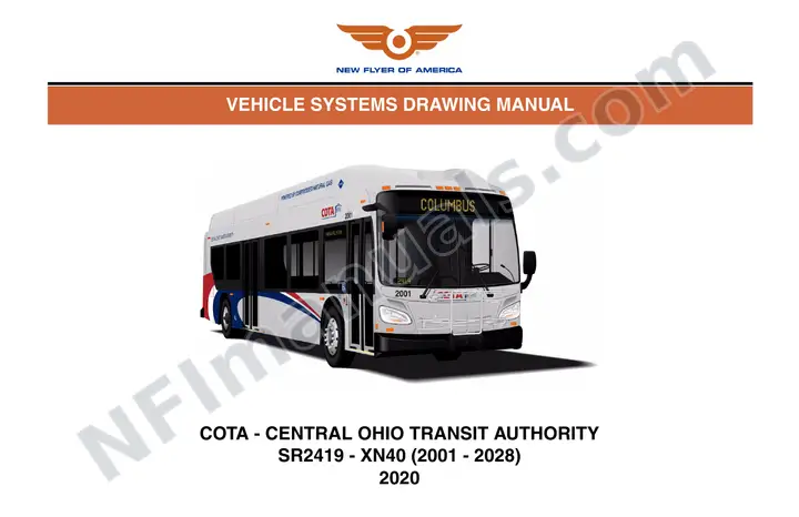 SR2419 Vehicle Systems Drawings, COTA - Central Ohio Transit Authority first-page preview