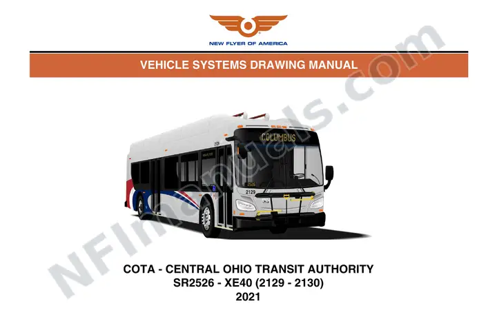 SR2526 Vehicle Systems Drawings, COTA - Central Ohio Transit Authority first-page preview