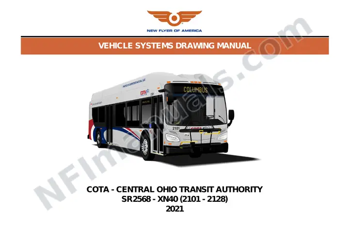 SR2568 Vehicle Systems Drawings, COTA - Central Ohio Transit Authority first-page preview