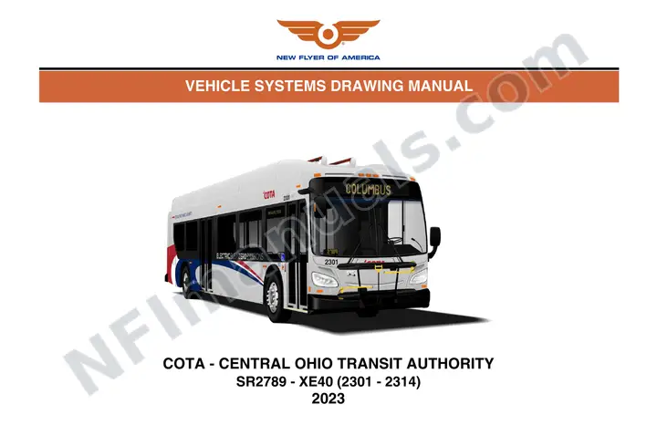 SR2789 Vehicle Systems Drawings, COTA - Central Ohio Transit Authority first-page preview
