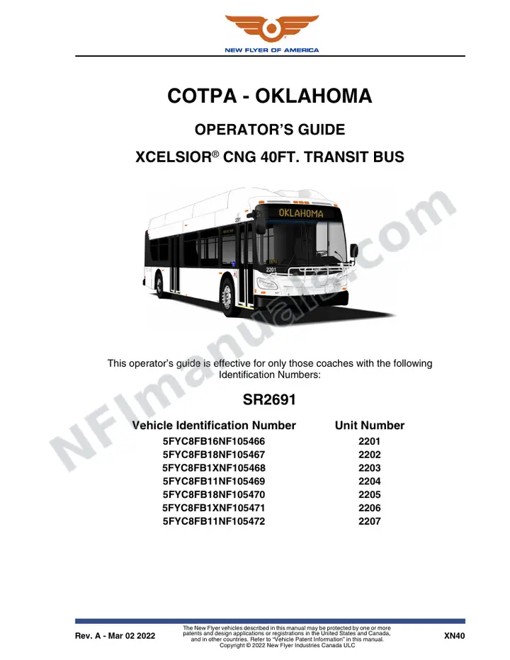 SR2691 Operator's Guide, COTPA - Oklahoma first-page preview