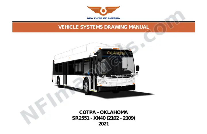 SR2551 Vehicle Systems Drawings, COTPA - Oklahoma first-page preview