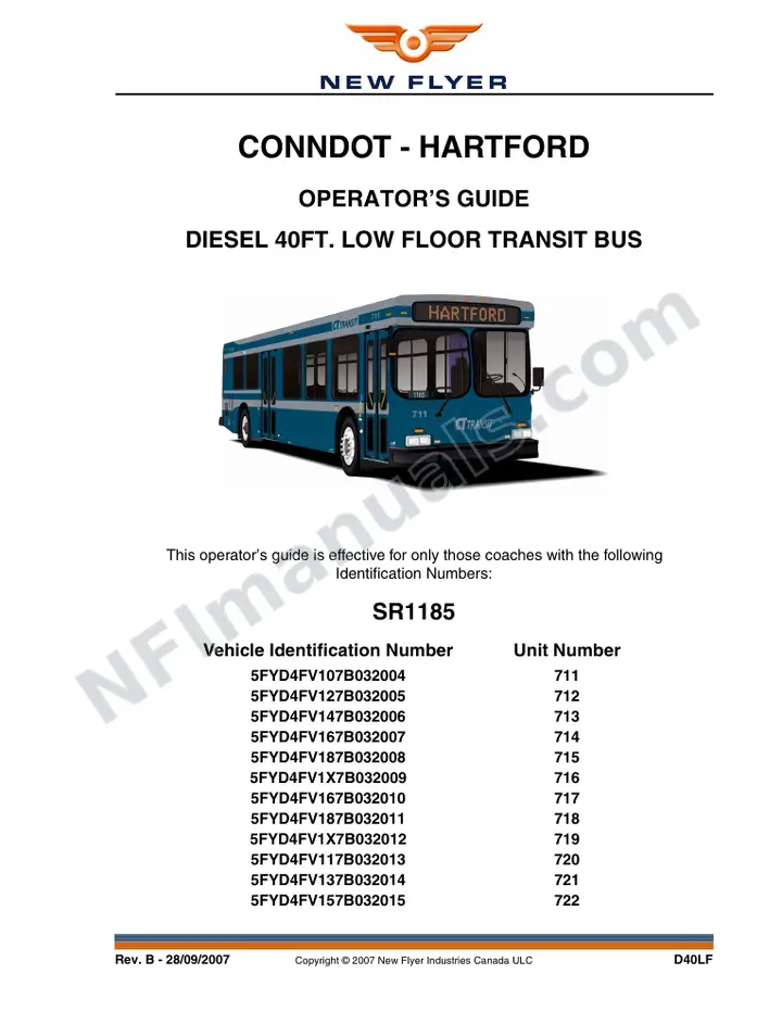 SR1185 Operator's Guide, ConnDOT - Hartford first-page preview