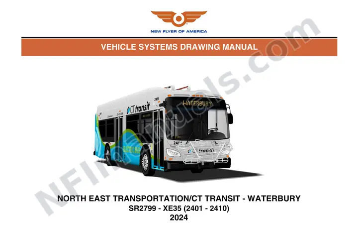 SR2799 Vehicle Systems Drawings, North East Transportation/CT Transit - Waterbury first-page preview