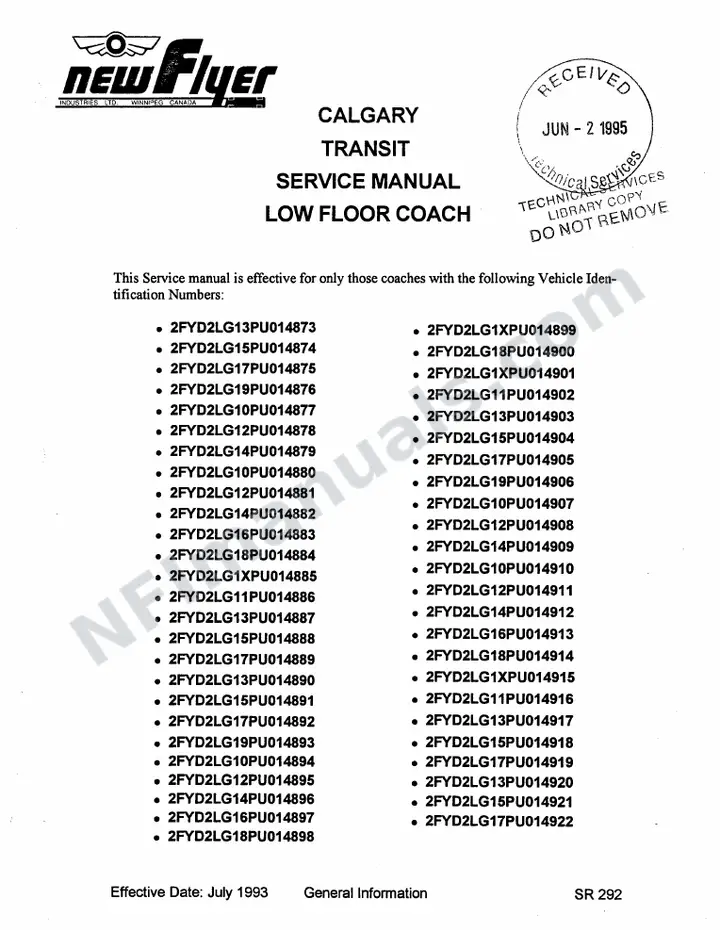 SR292, Calgary Transit first-page preview