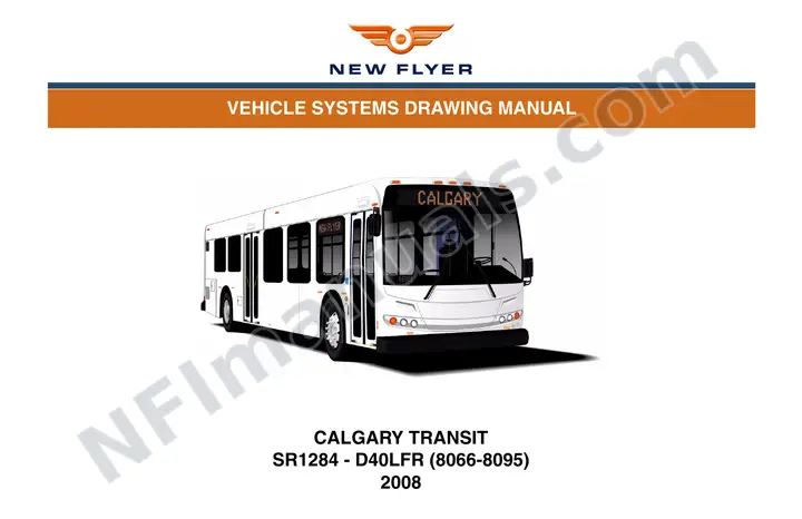 SR1284 Vehicle Systems Drawings, Calgary Transit first-page preview