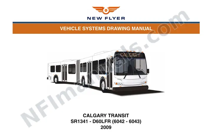 SR1341 Vehicle Systems Drawings, Calgary Transit first-page preview