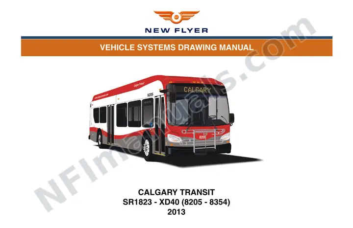 SR1823 Vehicle Systems Drawings, Calgary Transit first-page preview