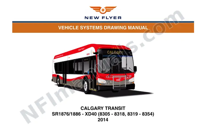 SR1876/1886 Vehicle Systems Drawings, Calgary Transit first-page preview