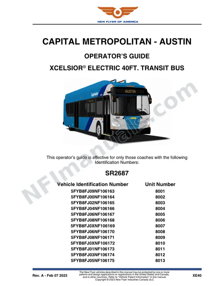 SR2687 Operator's Guide, Capital Metropolitan - Austin first-page preview