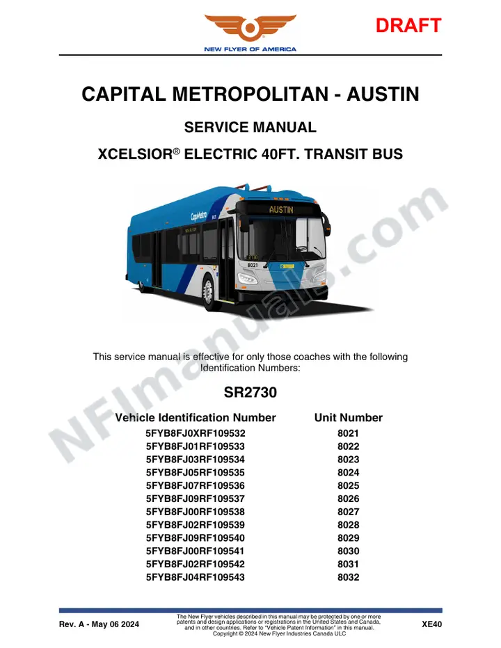 SR2730 Service Manual, Capital Metropolitan - Austin first-page preview