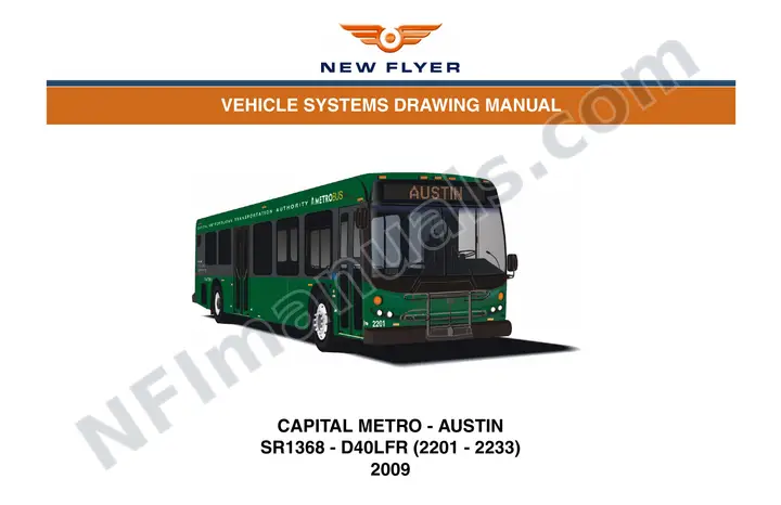 SR1368 Vehicle Systems Drawings, Capital Metro - Austin first-page preview