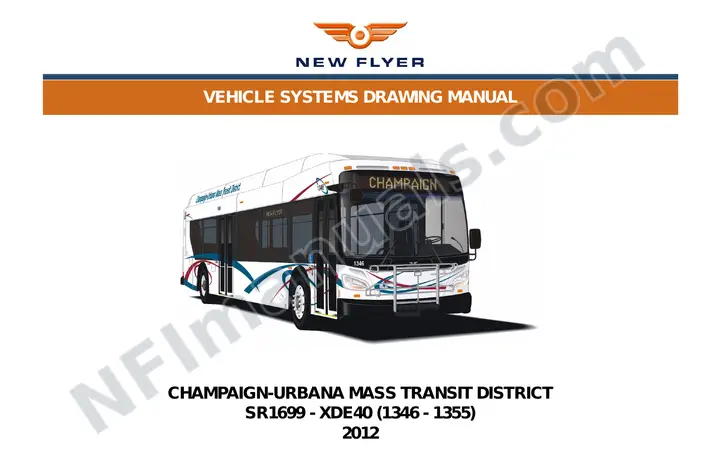 SR1699 Vehicle Systems Drawings, Champaign-Urbana Mass Transit District first-page preview