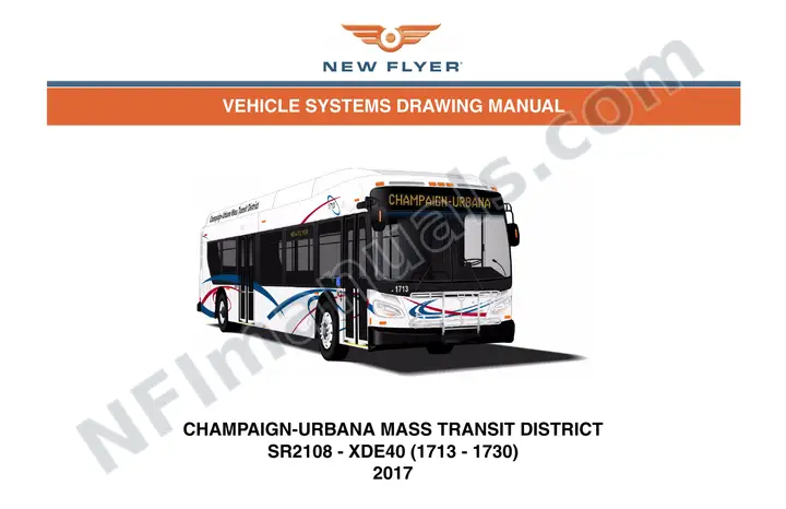 SR2108 Vehicle Systems Drawings, Champaign-Urbana Mass Transit District first-page preview