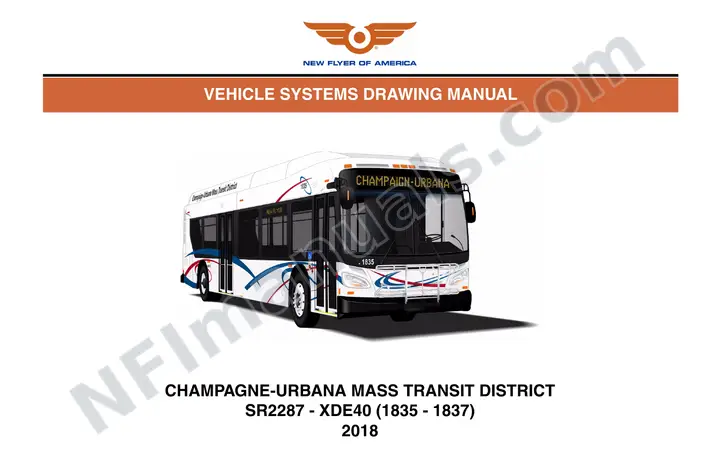 SR2287 Vehicle Systems Drawings, Champaign-Urbana Mass Transit District first-page preview
