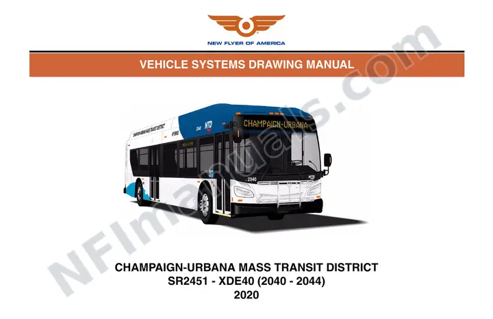 SR2451 Vehicle Systems Drawings, Champaign-Urbana Transit Authority first-page preview
