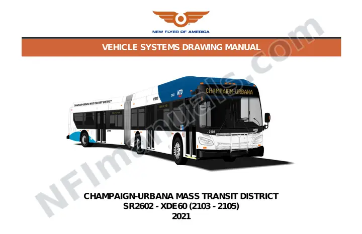 SR2602 Vehicle Systems Drawings, Champaign-Urbana Mass Transit District first-page preview