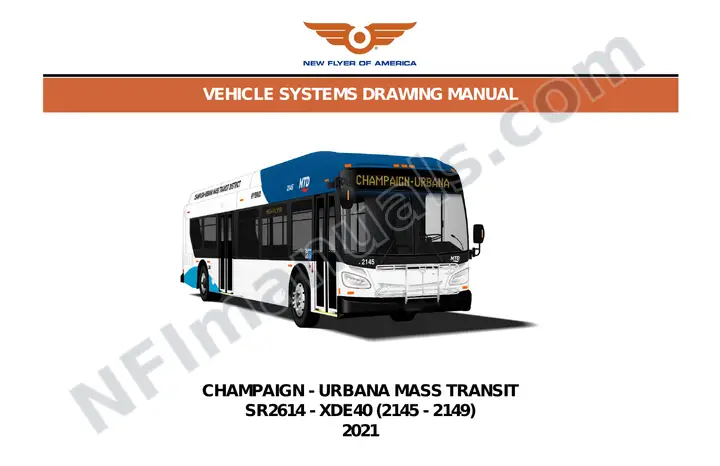 SR2614 Vehicle Systems Drawings, Champaign-Urbana Mass Transit District first-page preview
