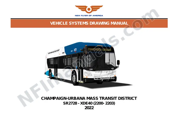 SR2728 Vehicle Systems Drawings, Champaign-Urbana Mass Transit District first-page preview
