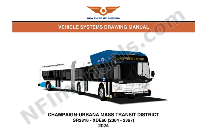 SR2816 Vehicle Systems Drawings, Champaign-Urbana Mass Transit District first-page preview