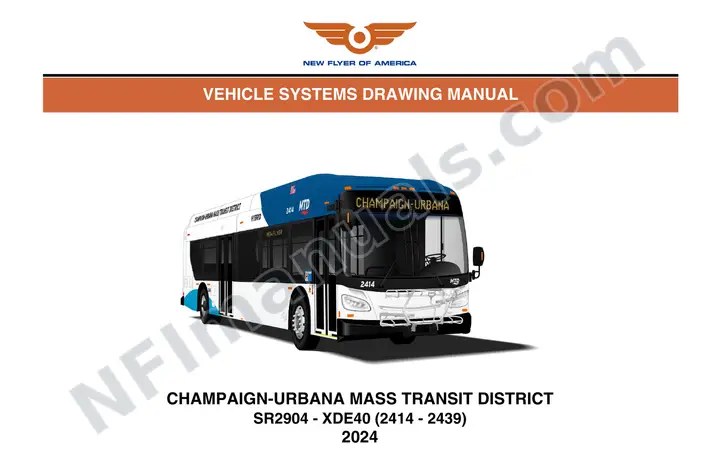 SR2904 Vehicle Systems Drawings, Champaign-Urbana Mass Transit District first-page preview