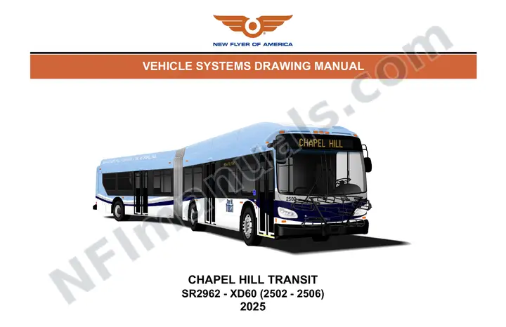 SR2962 Vehicle Systems Drawings, Chapel Hill Transit first-page preview