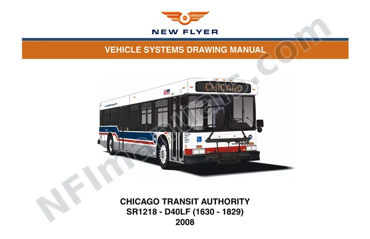 SR1218 Vehicle Systems Drawings, Chicago Transit Authority first-page preview