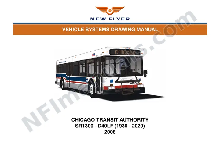 SR1300 Vehicle Systems Drawings, Chicago Transit Authority first-page preview