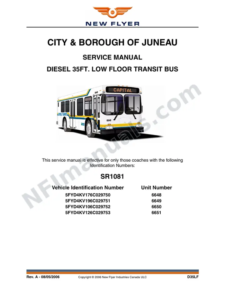 SR1081 Service Manual, City & Borough of Juneau first-page preview