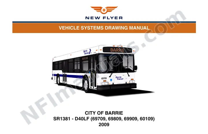 SR1381 Vehicle Systems Drawings, City of Barrie first-page preview