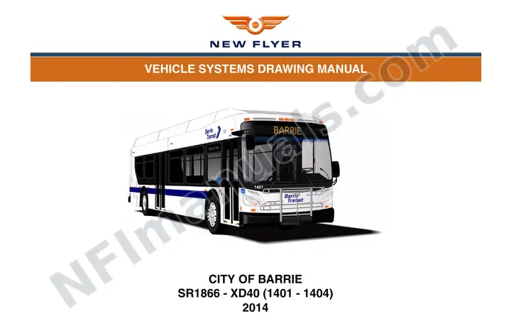 SR1866 Vehicle Systems Drawings, City of Barrie first-page preview