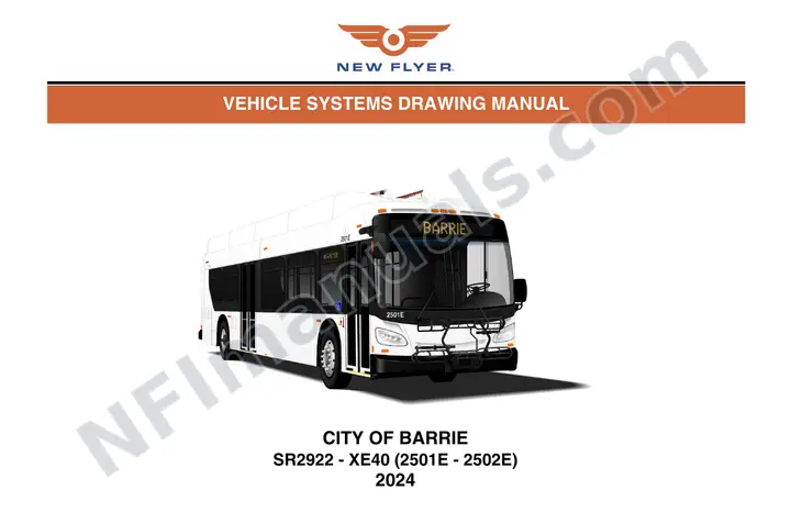 SR2922 Vehicle Systems Drawings, City of Barrie first-page preview