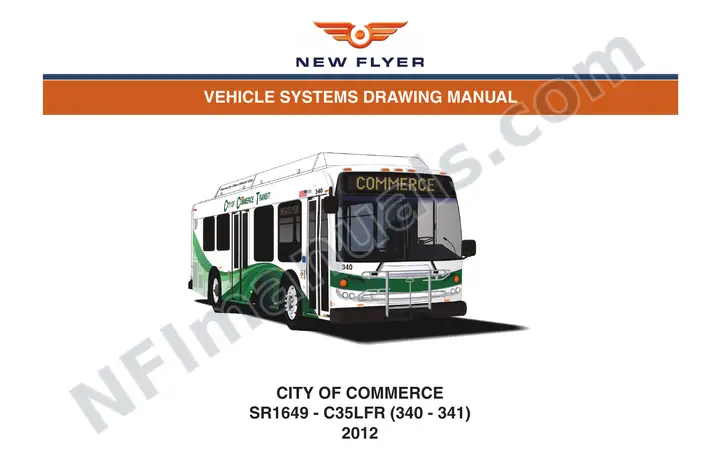 SR1649 Vehicle Systems Drawings, City of Commerce first-page preview