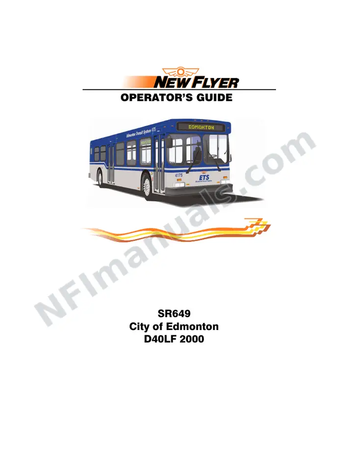 SR649 Operator's Guide, City of Edmonton first-page preview