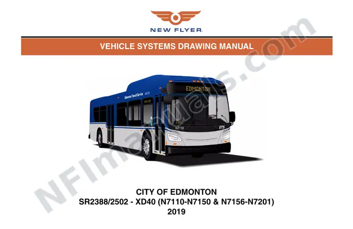 SR2388/2502 Vehicle Systems Drawings, City of Edmonton first-page preview